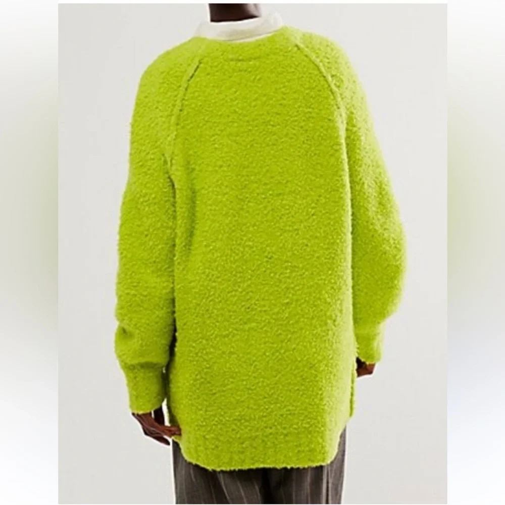 NEW $148 Free People x Anthropologie Fuzzy Oversized Teddy Sweater women size S
